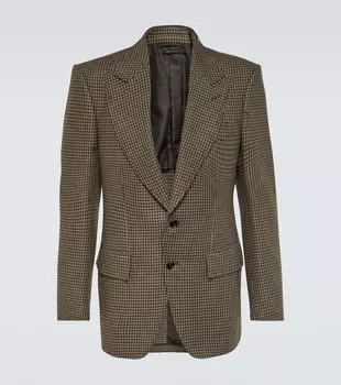 Блейзер atticus в ломаную клетку Tom Ford, мультиколор