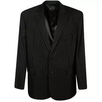 Блейзер Balenciaga Striped, черный