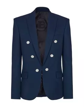 Блейзер Balmain, синий
