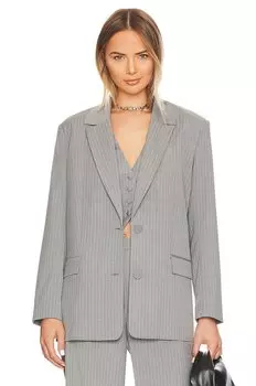 Блейзер Bardot Pin Stripe, цвет Grey Strpe