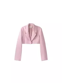 Блейзер Bershka Blazer, розовый