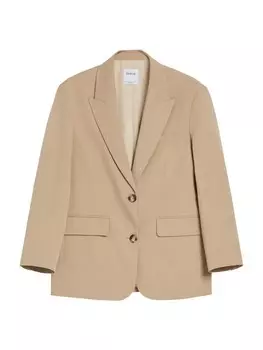 Блейзер Bershka, серо-коричневый