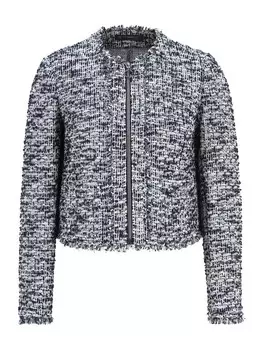 Блейзер Betty Barclay Blazer-Jacke mit Fransen, цвет Dunkelblau/Wei