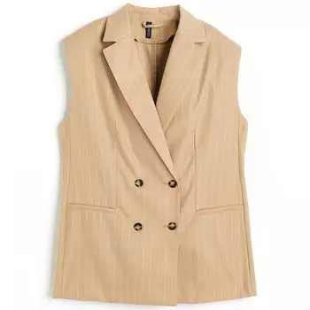 Блейзер без рукавов H&amp;M, бежевый