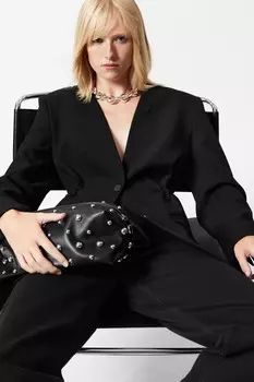 Блейзер без воротника & Other Stories, черный