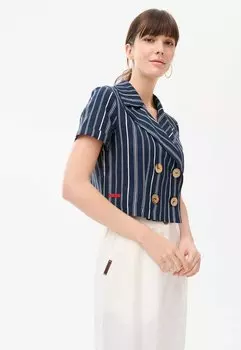 Блейзер blue shadow, темно-синий