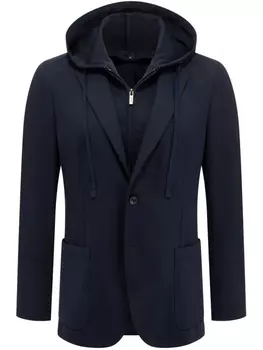 Блейзер Boggi Milano из хлопковой смеси, синий