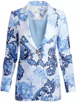 Блейзер Бринн Alice + Olivia, синий