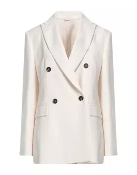Блейзер Brunello Cucinelli, молочный