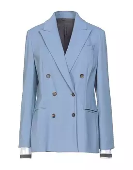 Блейзер Brunello Cucinelli, пастельный синий