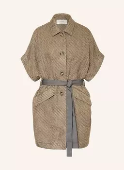 Блейзер букле MORE, бежевый/серый