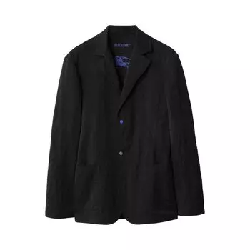 Блейзер Burberry Single Button Blazer, черный