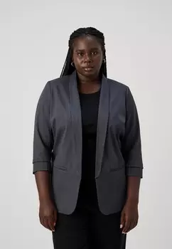 Блейзер CARELLY LIFE ONLY Carmakoma, крапчатый темно-серый