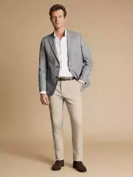 Блейзер Charles Tyrwhitt Slim Fit Linen, цвет dark grey