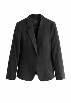 Блейзер CHECK SINGLE BREASTED REGULAR FIT Next, серый