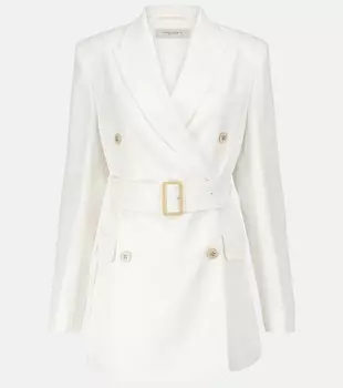 Блейзер Clizia с поясом GOLDEN GOOSE, белый