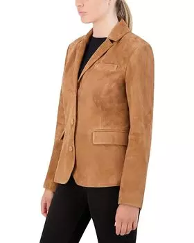 Блейзер Cole Haan Suede Blazer, цвет Hazelnut
