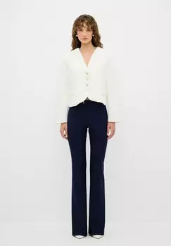 Блейзер COLLARLESS TWEED adL, бежевый