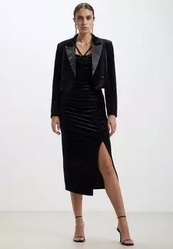 Блейзер Crop In Calliope, черный