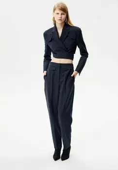 Блейзер CROP WITH TIED DETAIL Rue les crateurs, темно-синий