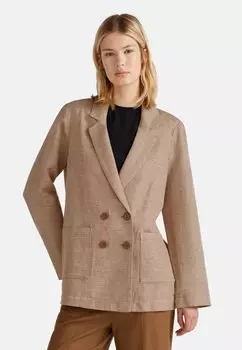 Блейзер DOUBLE BREASTED United Colors of Benetton, коричневый
