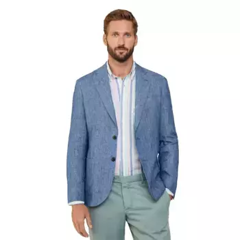 Блейзер Faonnable Chambray, синий