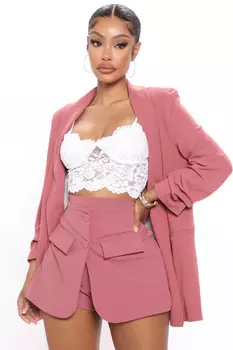 Блейзер Fashion Nova JK18888Z, лиловый