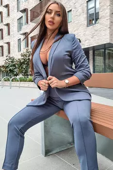 Блейзер Fashion Nova JKV23080, синий