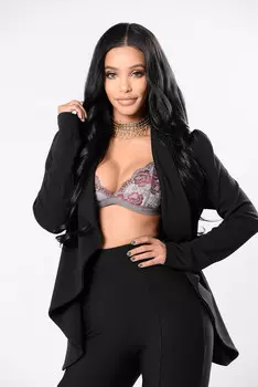 Блейзер Fashion Nova K9366, черный