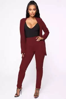 Блейзер Fashion Nova ST1551, бордовый