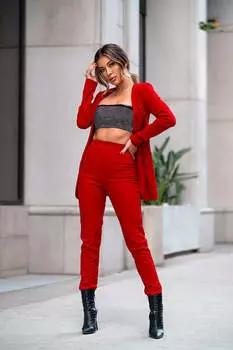 Блейзер Fashion Nova ST1551, красный