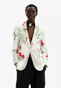 Блейзер Floral Text Desigual, белый