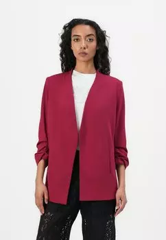 Блейзер FOUNDATION OPEN FRONT JACKET POCKETS DKNY, темно-красный