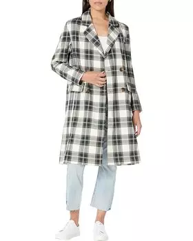 Блейзер Free People Freddie Longline, цвет Green Plaid
