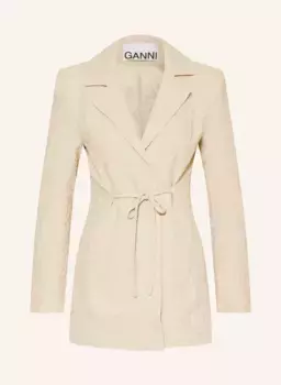 Блейзер Ganni, бежевый