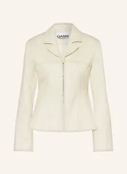 Блейзер Ganni, бежевый