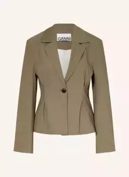 Блейзер Ganni, хаки