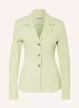 Блейзер Ganni, зеленый