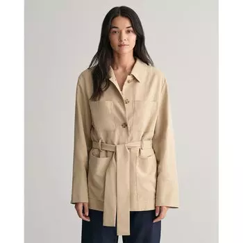 Блейзер Gant Belted, бежевый