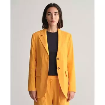 Блейзер Gant Stretch Linen, желтый