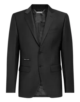 Блейзер Gigolo Fit камни Череп Philipp Plein, черный