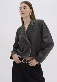 Блейзер GILO SHORT My Essential Wardrobe, серый