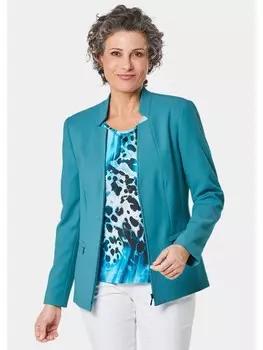 Блейзер GOLDNER, бирюзовый