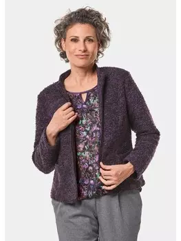 Блейзер GOLDNER Boucl Jacke, фиолетовый