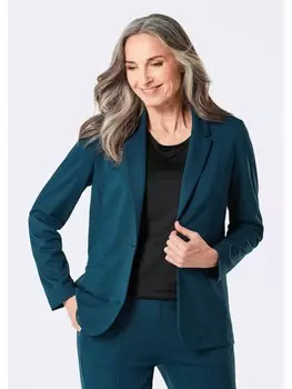 Блейзер GOLDNER, цвет petrol