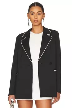 Блейзер Good American Scuba Crystal, цвет Black001