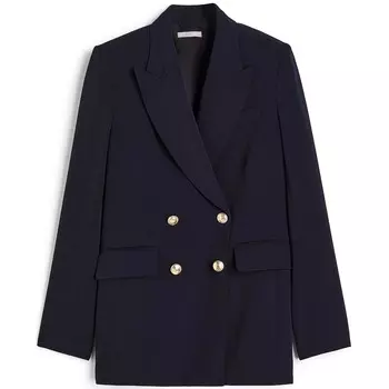 Блейзер H&amp;M Double Breasted, темно-синий