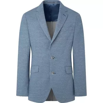Блейзер Hackett Navy Ptooth Knit, синий