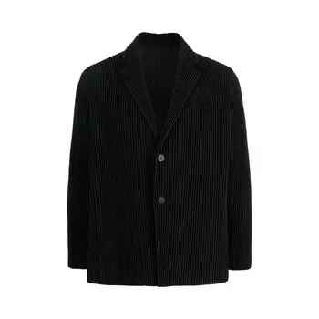 Блейзер Homme Pliss Issey Miyake Basic Pleated Blazer Black, черный