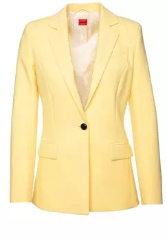 Блейзер HUGO Amegan, цвет Lemon yellow/Light yellow